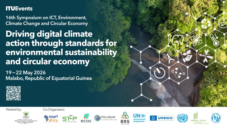 16th Symposium on ICT, Environment, Climate Change and Circular Economy - Banner